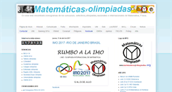 Desktop Screenshot of matematicasyolimpiadas.org